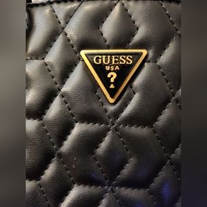GUESS JEANS BLACK WOMEN'S BAG Quilted